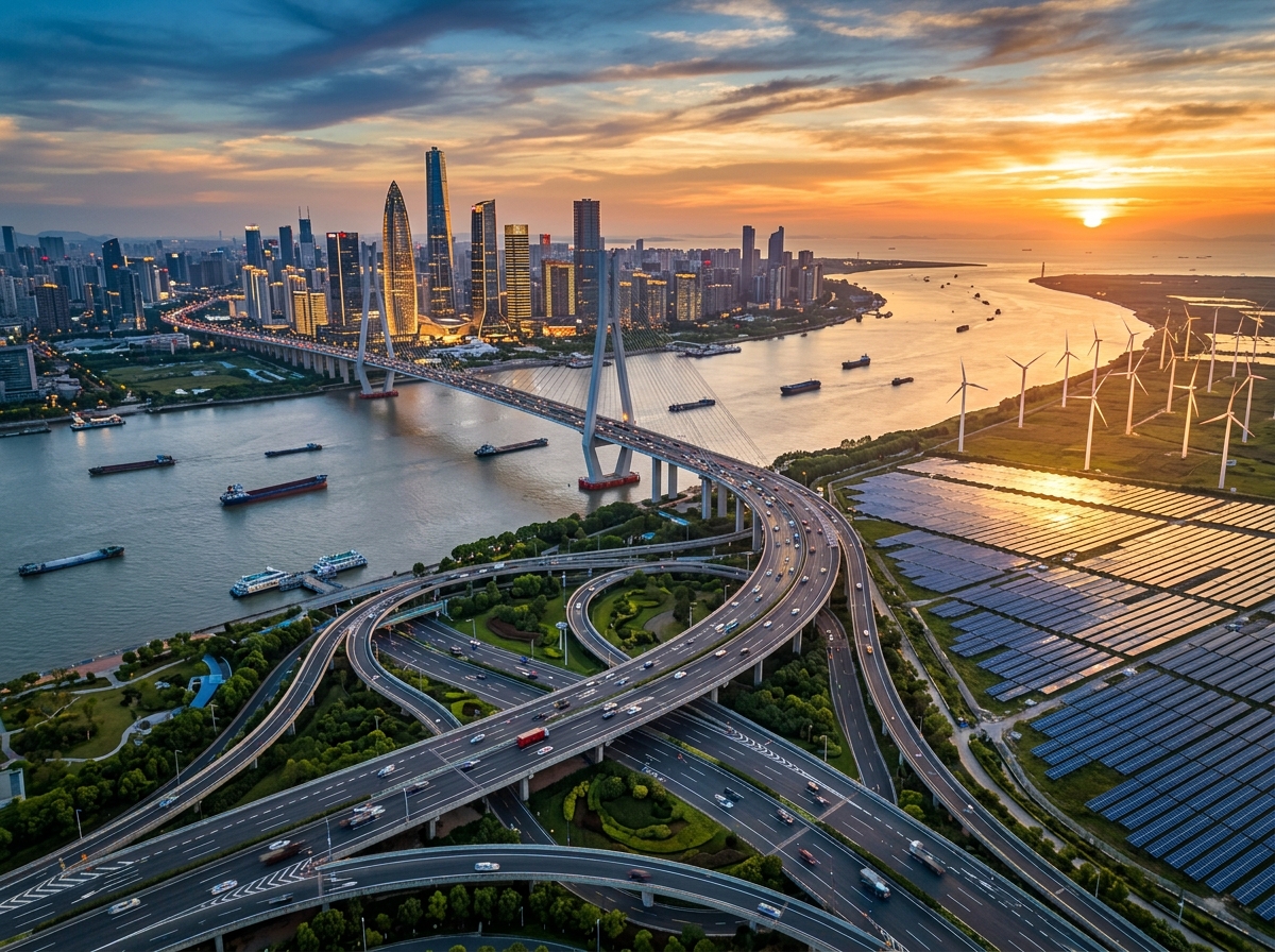 Africa Infrastructure Development Aerial View