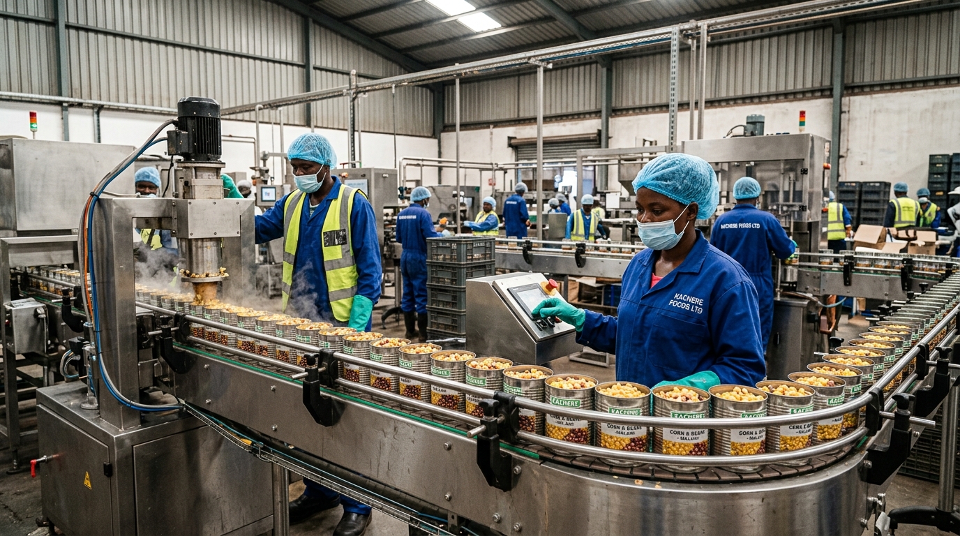 Malawi Corn & Beans Tin Canning Factory