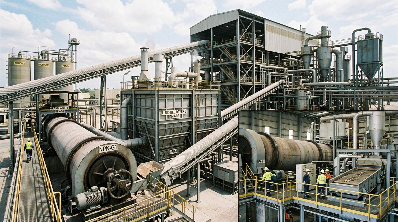 Advanced NPK Chemical Granulation & Manufacturing Facility